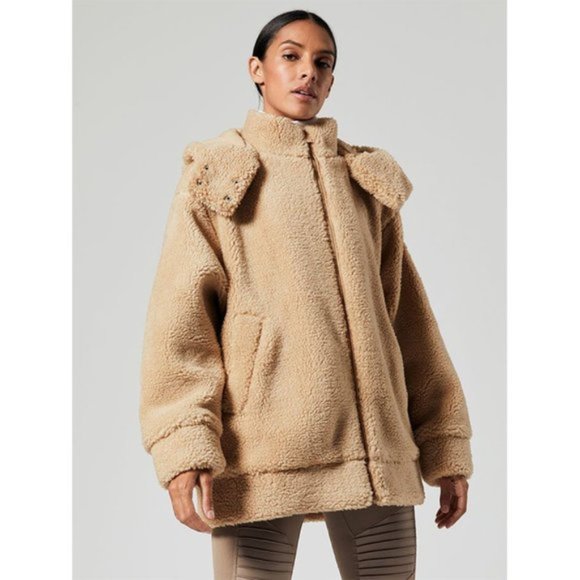 Nwt Alo Norte Faux Fur Hooded Coat 